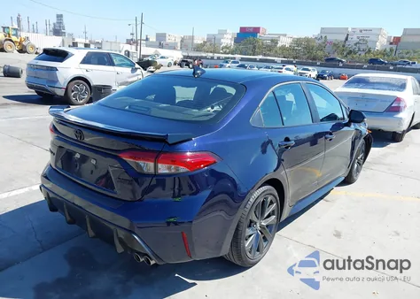 2025 Toyota Corolla Xse z USA, uszkodzony, nr VIN 5YFT4MCE0SP227066